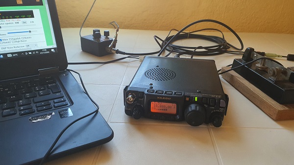CN8YR QRP portable, QTH Tafraout, click to enlarge picture