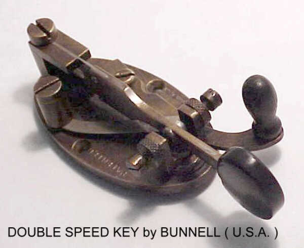 Bunnell Double Speed Key, (F5LAW).