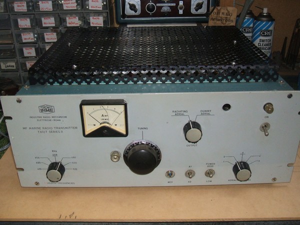 VK5BUG's 500 kHz Italian marine transmitter, click to enlarge picture.